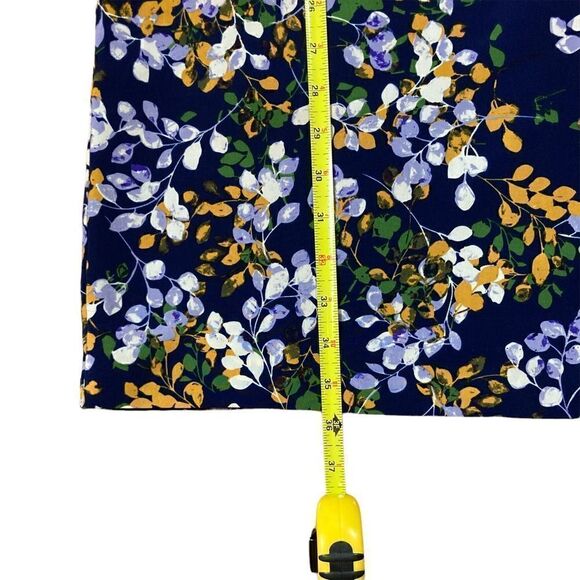 Appleseed’s Navy Floral Shift Dress, Size 6 - Picture 5 of 7